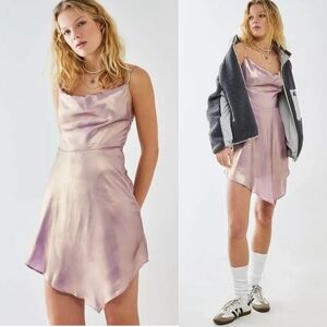 Urban Outfitters NEW Shimmer Mini Dress Purple Size 6